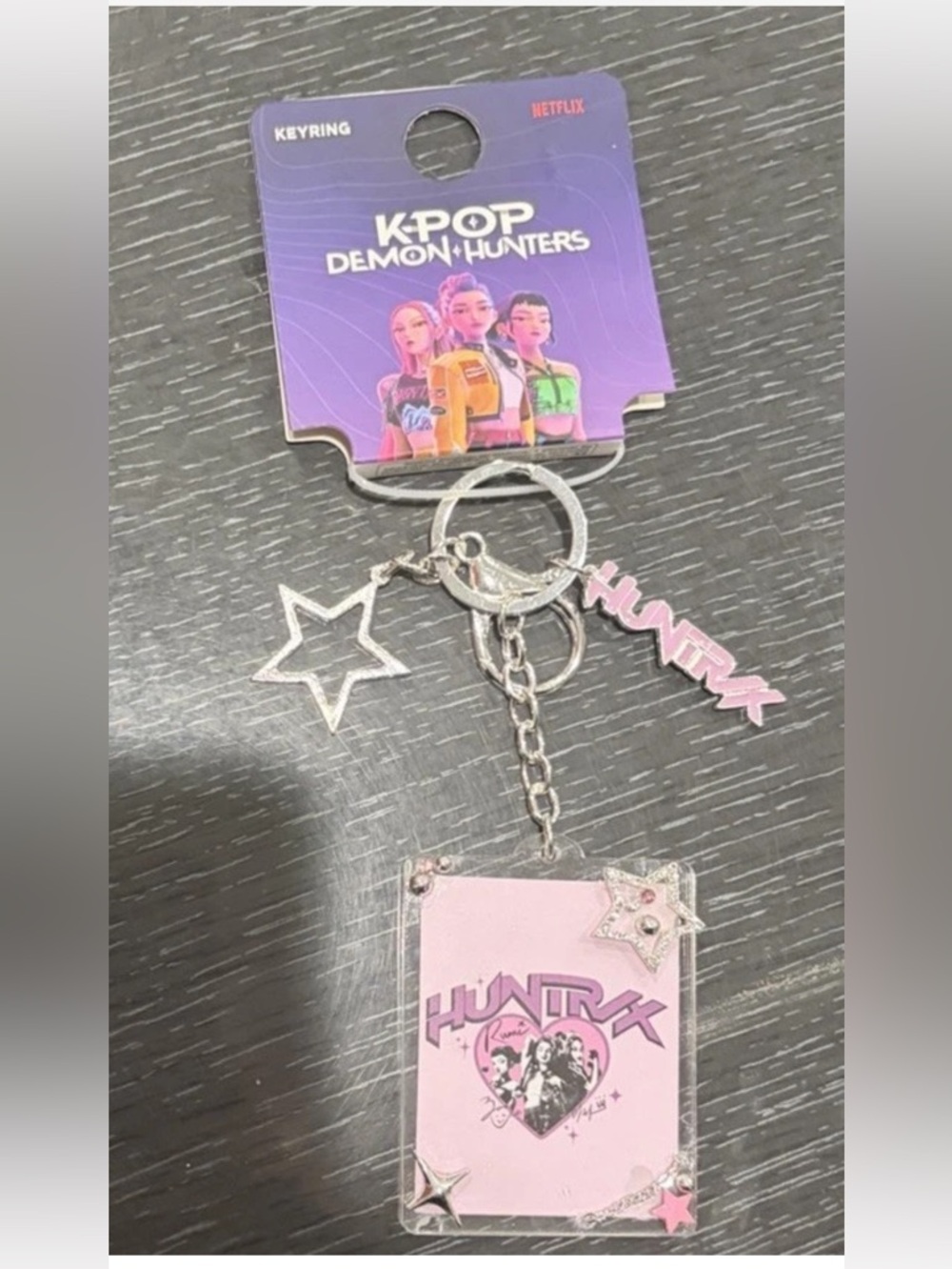 Primark K-Pop Demon-Hunters Pink Acrylic Keyring